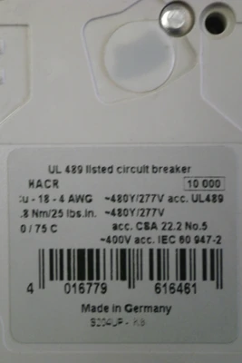 USED Allen Bradley S204UP-K