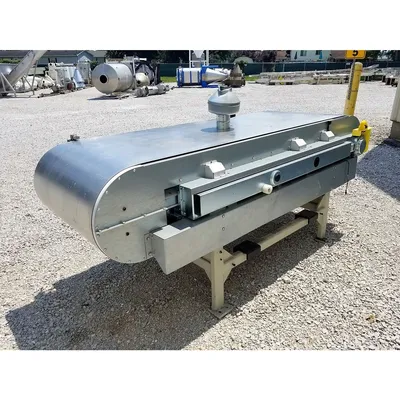 Used Metal Belt Conveyor - 33"w X 84"