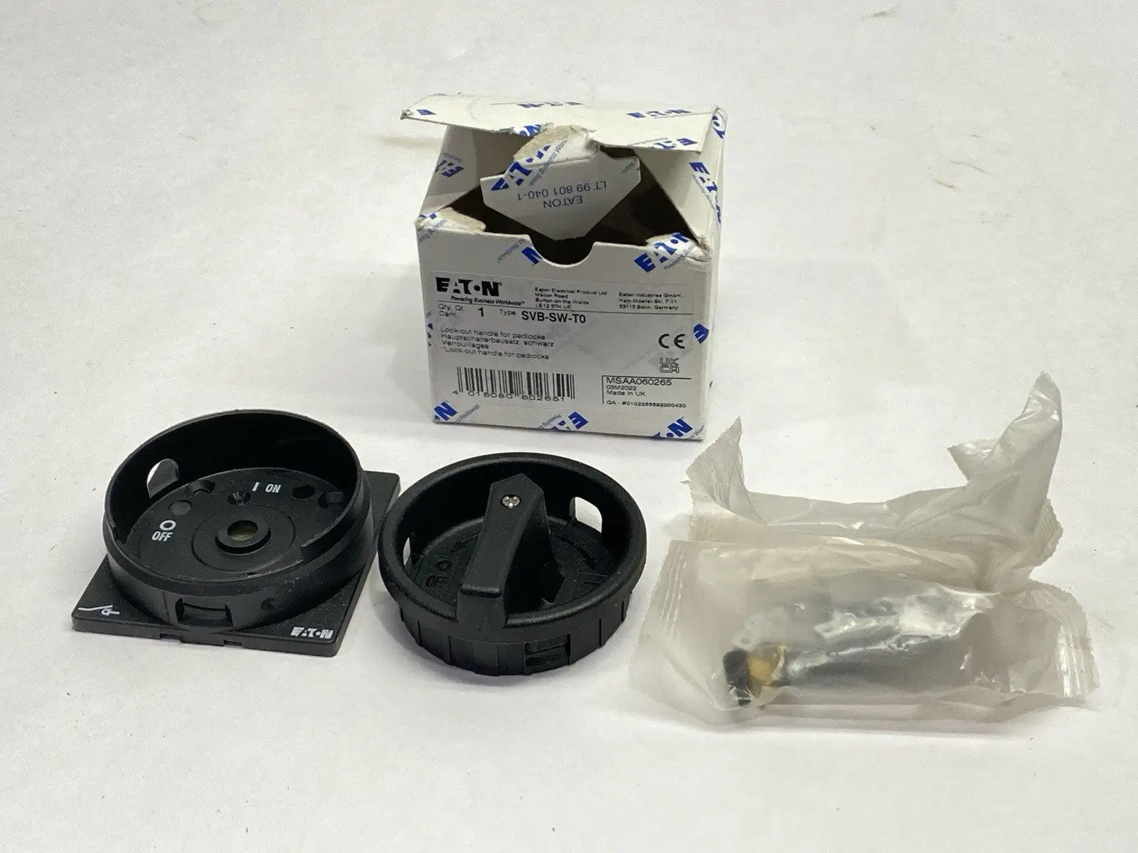 USED EATON ROTARY DISCONNECT LOCK-OUT HANDLE