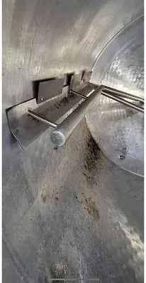 Tank, 1,000 Gallon, S/st, Scrape Agitated, Jacketed, DT/DB #4583354