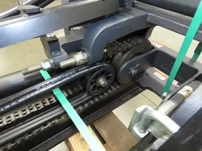 Linde E20C Forklift Mast Class II 4 Stage 4 Lever 258.5" Lift 2155 lbs Max