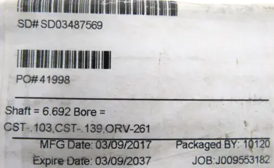 NEW INPRO/SEAL 4135-A-67509-0 BEARING ISOLATOR 4135A675090