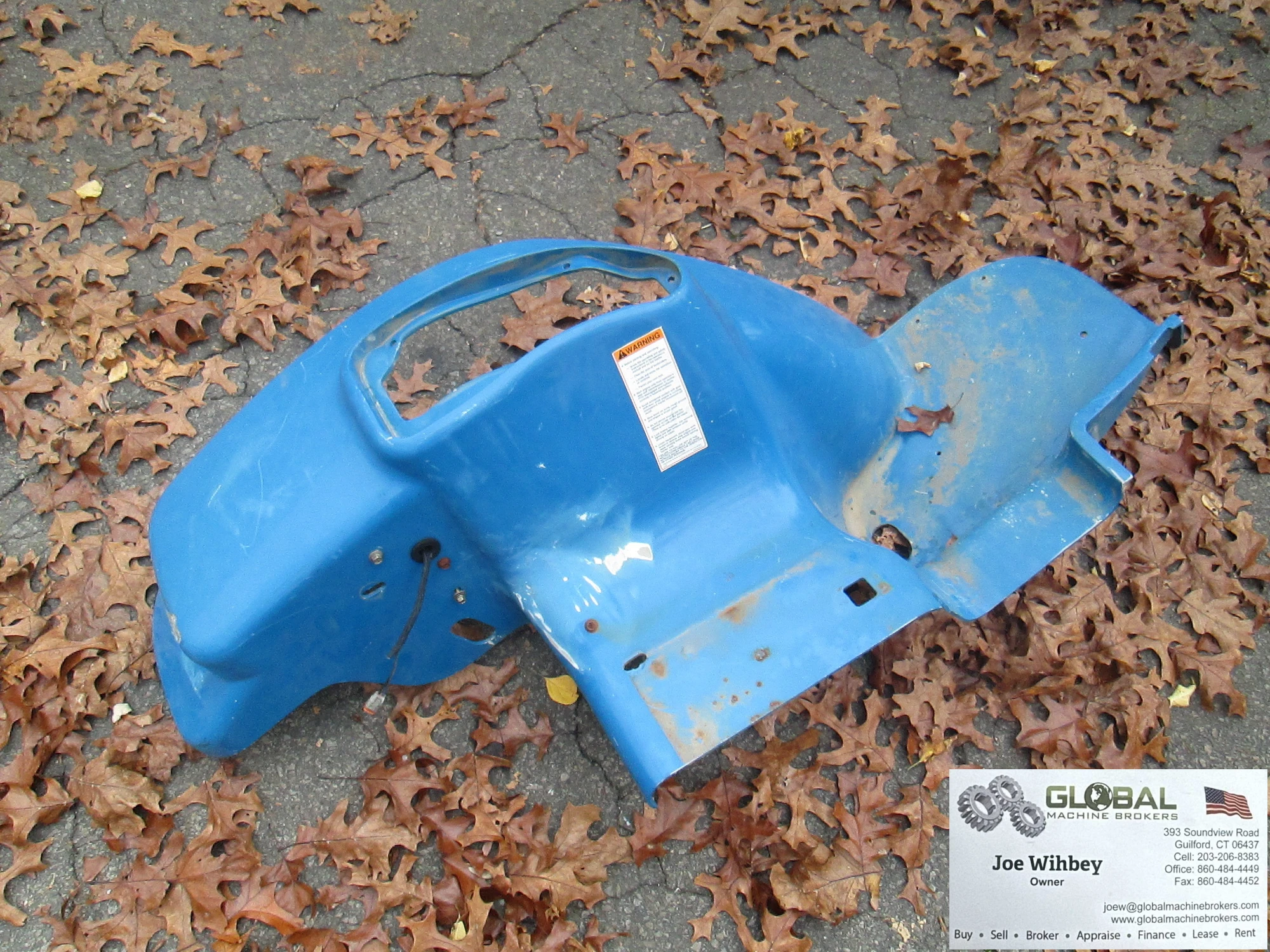 New Holland TC29D Rear Left Fender P/N: 86530838 See Description