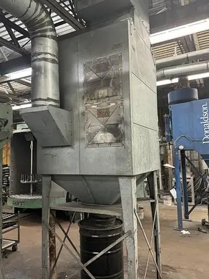 USED 2008 GOFF 3672-D SPINNER HANGER SHOT BLASTING MACHINE