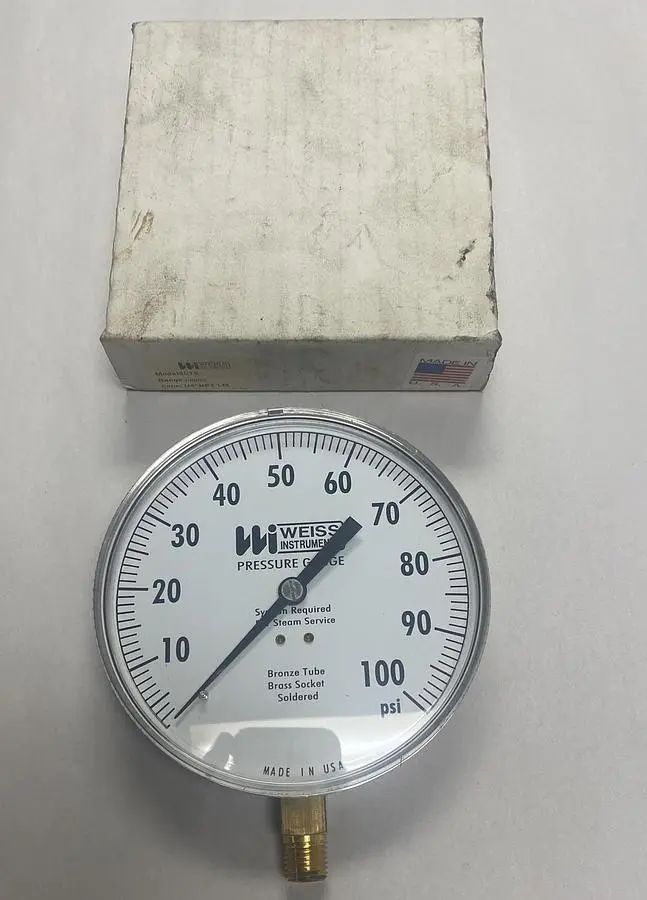 New | in-Stock WEISS INSTRUMENTS 4CTS Universal Pressure Meters Ohio US | Surplus Asset Holdings #1234856