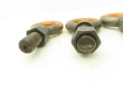 Forged Shoulder Eye Bolt 1"-7 Thread x 3" Shank w/Nut  Lot of 4