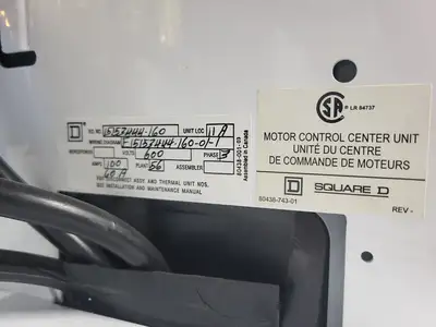 USED SQUARE D MODEL 6