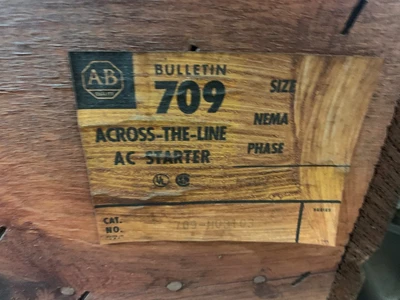 Allen-Bradley size 7 Starter Cat.# 709-HOD103