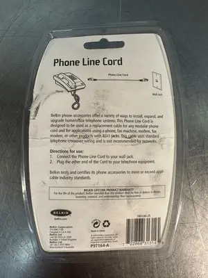Belkin P97164-A Phone Line Cord 25Ft 7.6m (7.3.2)