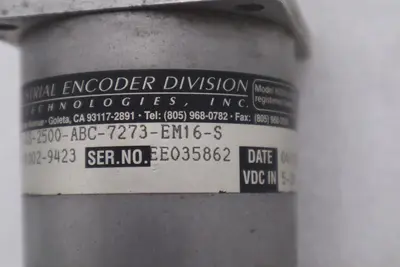 BEI H25D-SS-2500-ABC-7273-EM16-S ENCODER STOCK K-3212