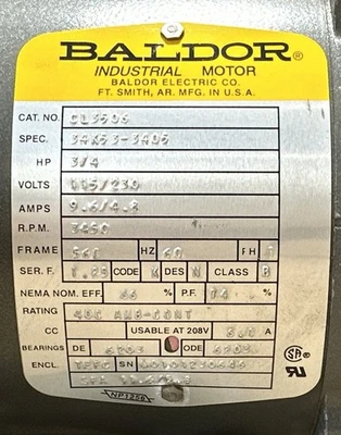 NEW Baldor CL3506