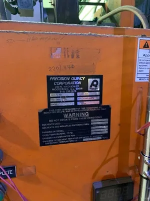 Item# O408 Precision Quincy Oven, 1,000 F