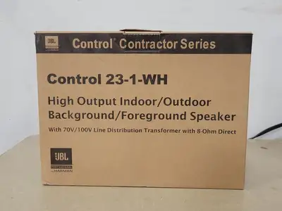 NEW JBL CONTROL 23-1-WH