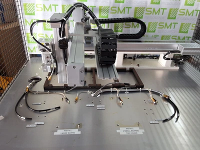 IAI RCS2-SS8R ROBOTIC SCREW DRIVING STATION WITH CAGE