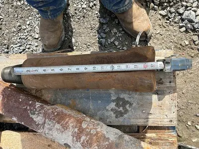 Used AFTERMARKET 6" CHISEL BIT FOR CABLE TOOL DRILL RIG Drills Pennsylvania US | East West Machinery & Drilling #1417345