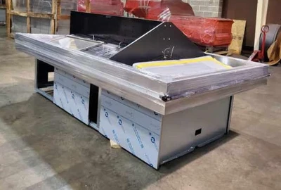 12-0002 Hussmann 22 Foot Produce Remote Display Island-2024