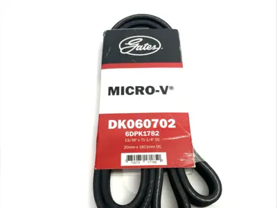 New | in-Stock Gates Serpentine Drive Belt, MICRO-V, 13/16" x 71-1/4" OC Automotive Parts Michigan US | Maverick Industrial Sales #1390787