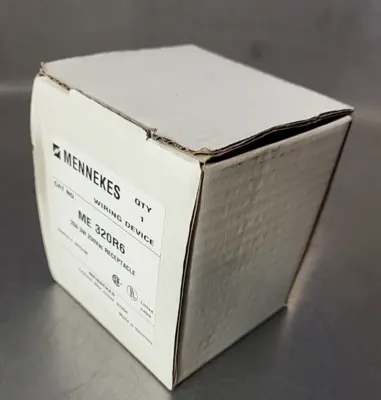 Mennekes 320R6 Wiring device 20A 3W 250Vac Loc 4E 20