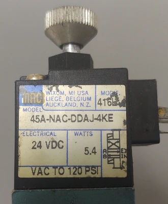 USED Mac Valves 45A-NAC-DDAJ-4KE