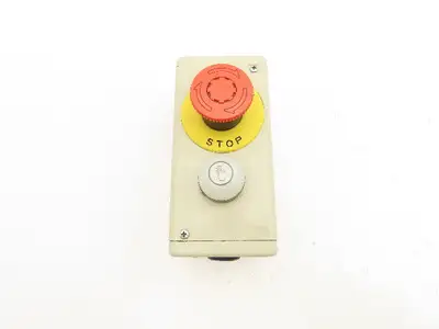 Fuji Banner AHX922A Push Button Enclosure E-Stop 2-Color Touch Sensor