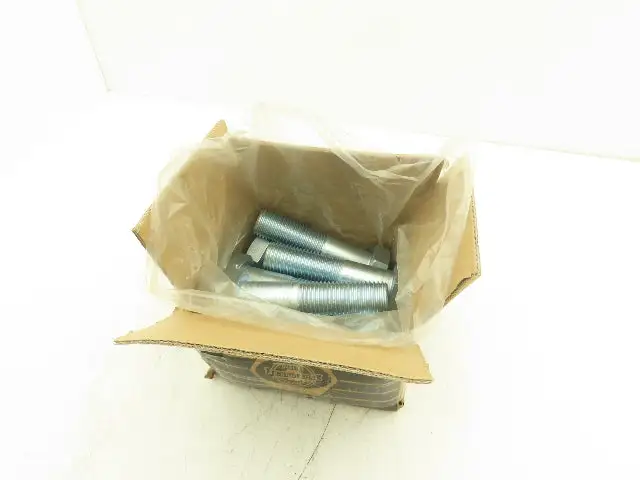 G.5+ZPCr3+ Bolt Hex Cap Screw 1.5"-6 Partial Thread 6" L Grade 5 Lot of 20