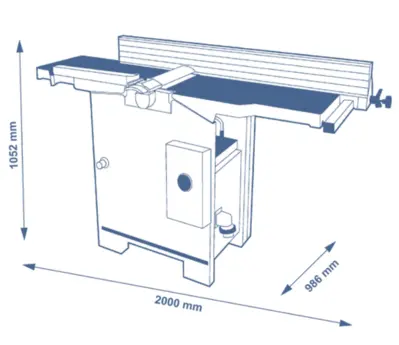 SCM minimax fs 41c 16″ Jointer Planer (1-phase)