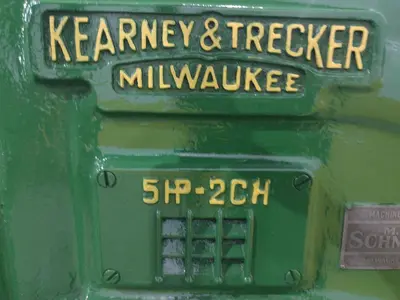 #2 KEARNEY & TRECKER MODEL #5HP-2CH PLAIN HORIZONTAL MILL: STOCK #22775