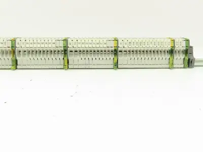 ABB Entrelec Mixed Size Terminal DIN Rail 2-Pole Lot of 117