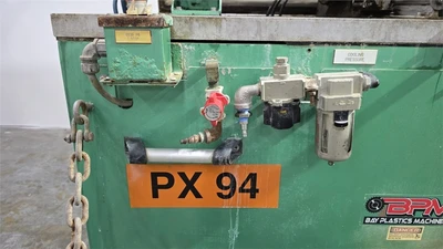 16" Wide Bay Plastics Machinery Strand Pelletizer, Model BX16G, 30 HP