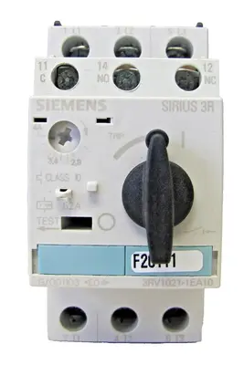 Siemens 3RV1021-1EA10 Manual Motor Starter Circuit Breaker 4 Amps 4A