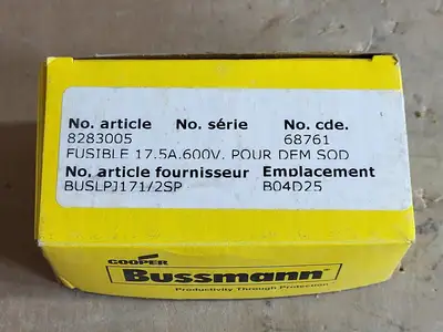NEW BUSSMANN LPJ-17-1/2SP