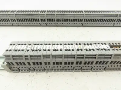 Entrelec Terminal Block DIN Rail Lot of 140