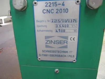 USED ZINSER CNC 2215-4