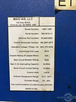 USED 2012 MAG HMC-1250