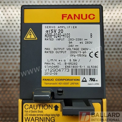 FANUC Aux Axis Servo Amplifier aiSV 20