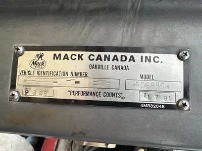 Used 1992 MACK RD688S Garbage trucks Pennsylvania US | Proxy Equipment #1382738