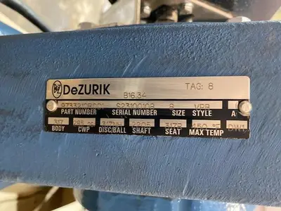 USED DEZURIK SIZE 8  SYLE VPB
