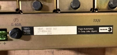FAGOR CONTROLLER MODULE