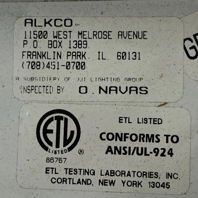 NEW Alkco RC-LED-110