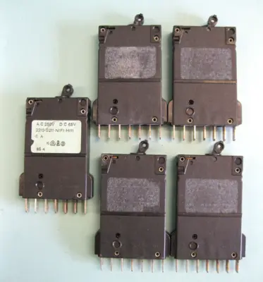 Large Lot (16) Old Surplus E-T-A Breakers 2210-S211-NIMI-ZIII Etc. L22