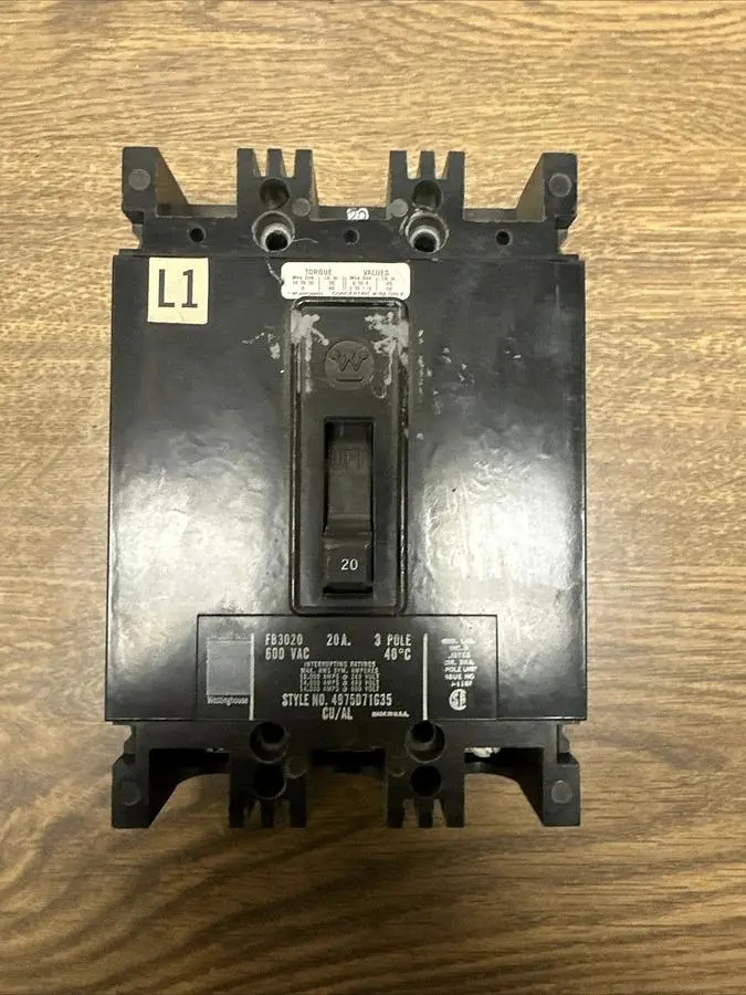 Used WESTINGHOUSE FB3020 Miscellaneous Equipment (Electrical & Power) Ohio US | Surplus Asset Holdings #1240372