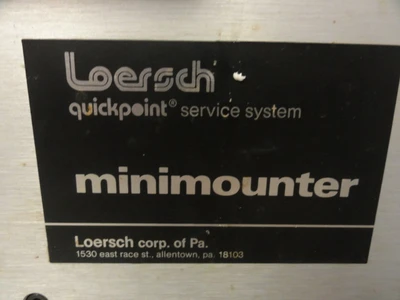 USED LOERSCH CORP. MINI MOUNTER