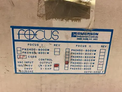 New | in-Stock EMERSON 2450-8010W Industrial Controls | Surplus Asset Holdings #1220223