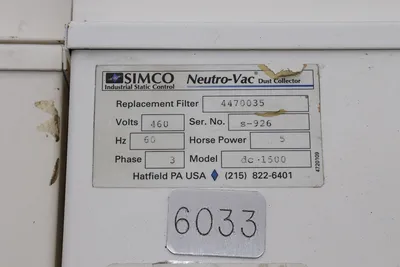 USED SIMCO DC-1500