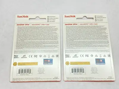 SDSQUA4-032G-GN6MN | San Disk  Ultra microSDHC Memory Card 32GB LOT OF 2 - New