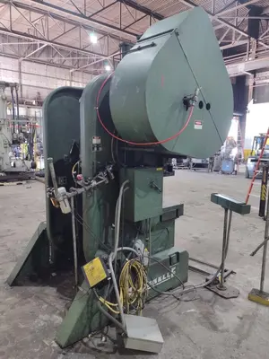 80 TON ROUSSELLE MODEL #8B-48 GAP FRAME PUNCH STAMPING PRESS, 6" STROKE: STOCK #20727