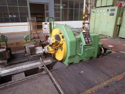 USED HEGENSCHEIDT MFD DRH II 110K TRAIN WHEEL LATHE