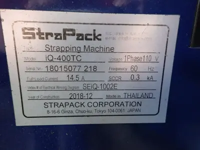 USED STRAPACK CORP IQ400TC