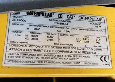 USED 2015 CATERPILLAR 2ET4000