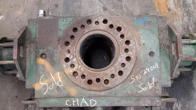 USED SHAFFER SENTINAL 7 1/16" 3M DOUBLE RAM BOP
